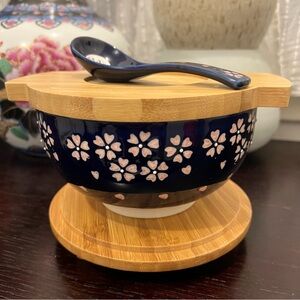 Hinomaru Cherry Blossom Ramen Noodle Bowl Set